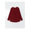 LCW Grace Bordo Kaçık Yaka Kadın Bluz
