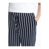 LCW Grace Mavi Beli Lastikli Çizgili Kadın Kapri