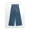LCW Jeans Indigo Baggy Fit Kadın Jean Pantolon