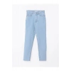 LCW Jeans İndigo Yüksek Bel Slim Fit Kadın Jean Pantolon