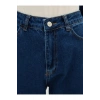 LCW Jeans İndigo Yüksel Bel Mom Fit Cep Detaylı Kadın Rodeo Jean Pantolon