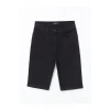 LCW Jeans Siyah Dar Fit Kadın Jean Şort