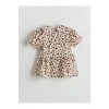 LCW Kids Bebe Yaka Çiçekli Kız Çocuk Gömlek