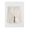 LCW Kids Bej Beli Lastikli Basic Erkek Çocuk Şort