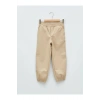 LCW Kids Bej Beli Lastikli Basic Kız Çocuk Jogger Pantolon