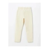 LCW Kids Bej Beli Lastikli Keten Karışımlı Erkek Çocuk Pantolon