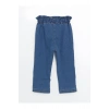 LCW Kids Beli Lastikli Basic Kız Bebek Jean Pantolon