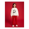LCW Kids Beli Lastikli Basic Kız Çocuk Pantolon (W4)