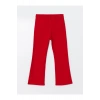 LCW Kids Beli Lastikli Basic Kız Çocuk Pantolon (W4)