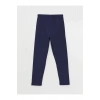 LCW Kids Beli Lastikli Basic Kız Çocuk Uzun Tayt