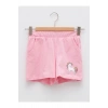 LCW Kids Beli Lastikli Baskılı Kız Çocuk Şort