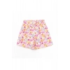 LCW Kids Beli Lastikli Çiçekli Kız Çocuk Şort