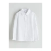 LCW Kids Beyaz Basic Erkek Çocuk Poplin Gömlek