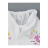 LCW Kids Beyaz Beli Lastikli Çiçekli Kız Çocuk Şort