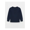 LCW Kids Bisiklet Yaka Baskılı Uzun Kollu Erkek Çocuk Sweatshirt