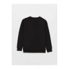 LCW Kids Bisiklet Yaka Baskılı Uzun Kollu Erkek Çocuk Sweatshirt