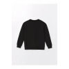LCW Kids Bisiklet Yaka Nakışlı Uzun Kollu Kız Çocuk Sweatshirt