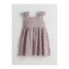 LCW Kids Çiçek Desenli Pileli Kız Çocuk Elbise