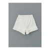 LCW Kids Ekru Basic Beli Lastikli Kız Çocuk Şort 2 Değerlendirme
