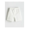 LCW Kids Ekru Beli Lastikli Erkek Çocuk Şort