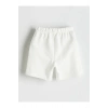 LCW Kids Ekru Beli Lastikli Erkek Çocuk Şort