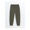 Lcw Kids Haki Beli Lastikli Erkek Çocuk Kargo Jogger Pantolon
