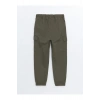 Lcw Kids Haki Beli Lastikli Erkek Çocuk Kargo Jogger Pantolon