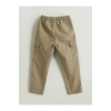 LCW Kids Haki Beli Lastikli Erkek Çocuk Kargo Pantolon
