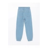 LCW Kids İndigo Beli Lastikli Erkek Çocuk Jogger Jean Pantolon