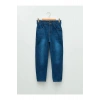 LCW Kids İndigo Beli Lastikli Kız Çocuk Jean Pantolon