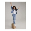 LCW Kids İndigo Kız Çocuk Jean Pantolon