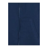 LCW Kids Lacivert Kapüşonlu Nakışlı Uzun Kollu Erkek Çocuk Fermuarlı Sweatshirt