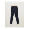 LCW Kids Lacivert Slim Fit Gabardin Kız Çocuk Pantolon