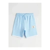 LCW Kids Mavi Beli Lastikli Erkek Çocuk Şort
