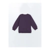 Lcw Kids Mor Bisiklet Yaka Uzun Kollu Baskılı Erkek Çocuk Sweatshirt