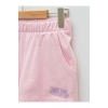 LCW Kids Pembe Beli Lastikli Baskılı Kız Çocuk Şort