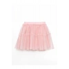 LCW Kids Pembe Beli Lastikli Kız Çocuk Tütülü Etek