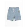 LCW Kids Petrol Beli Lastikli Baskılı Erkek Bebek Şort