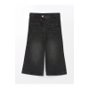 Lcw Kids Siyah Beli Lastikli Kız Bebek Jean Pantolon