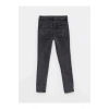 LCW Kids Siyah Skinny Fit Kız Çocuk Jean Pantolon