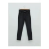 LCW Kids Siyah Skinny Fit Kız Çocuk Jean Pantolon