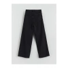 LCW Kids Siyah Wideleg Kız Çocuk Jean Pantolon