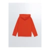 Lcw Kids Turuncu Kapüşonlu Baskılı Uzun Kollu Erkek Çocuk Sweatshirt