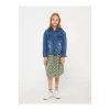LCW Kids Yırtık Detaylı Kız Çocuk Jean Ceket