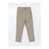 LCW Vision Bej Beli Lastikli Slim Fit Erkek Çocuk Pantolon