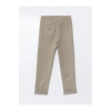 LCW Vision Bej Beli Lastikli Slim Fit Erkek Çocuk Pantolon