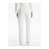 LCW Vision Ekru Beli Lastikli Kadın Pantolon