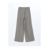 LCW Vision Haki Beli Lastikli Loose Fit Kadın Pantolon W4JP34Z8
