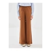 LCW Vision Kahverengi Beli Lastikli Loose Fit Kadın Pantolon