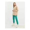 LCW Vision Yeşil Beli Lastikli Düz Cep Detaylı Kadın Jogger Eşofman Altı